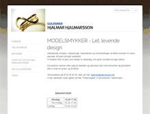 Tablet Screenshot of hjalmarsson.dk