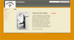 Desktop Screenshot of livskallan.hjalmarsson.nu